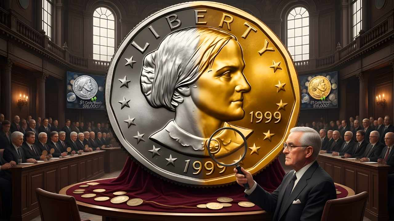 1999-P Susan B. Anthony Dollar Value 2026: Rare Errors & Collector Price Guide